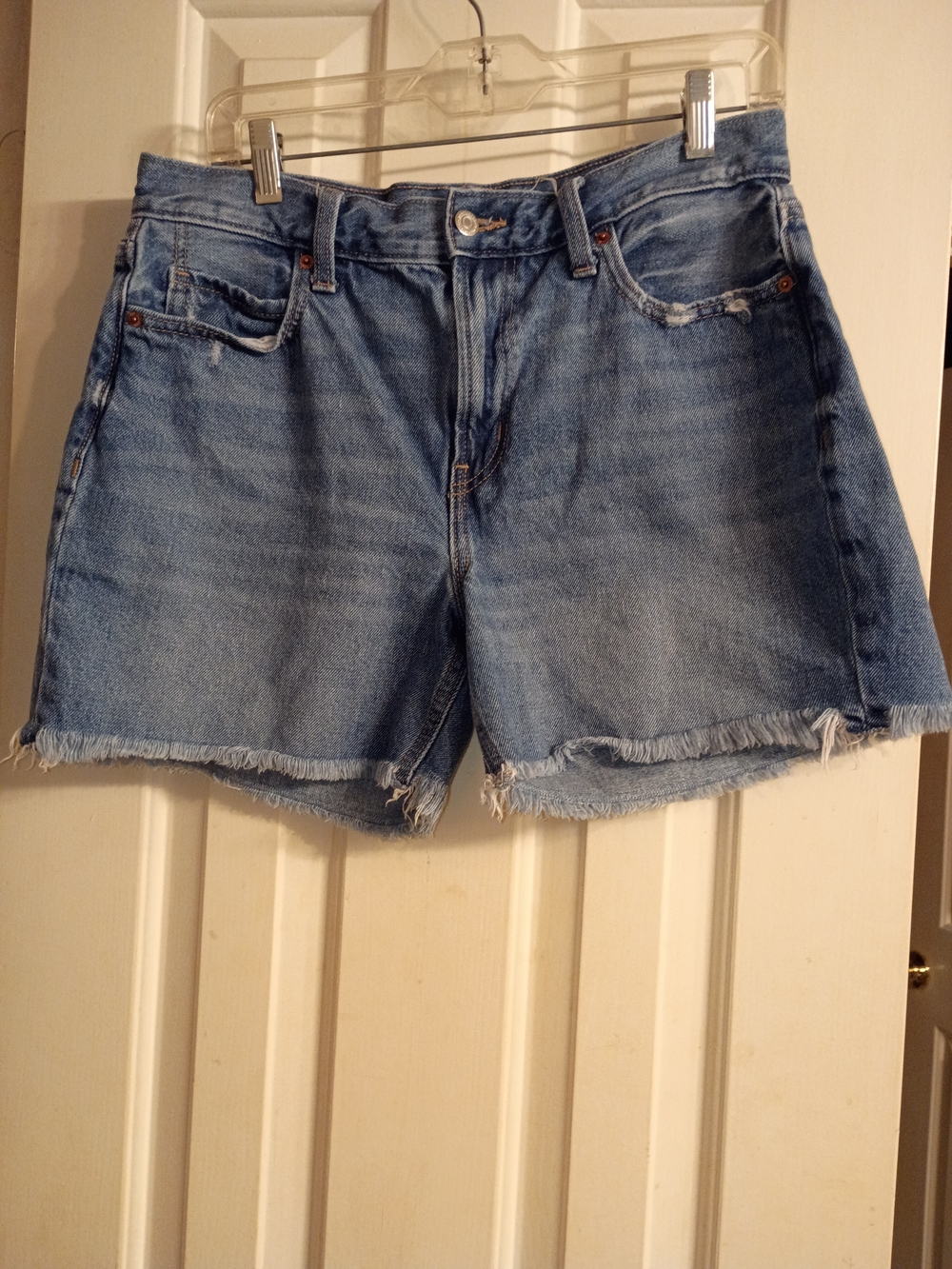 Old Navy Light Blue High-Waist Denim Shorts